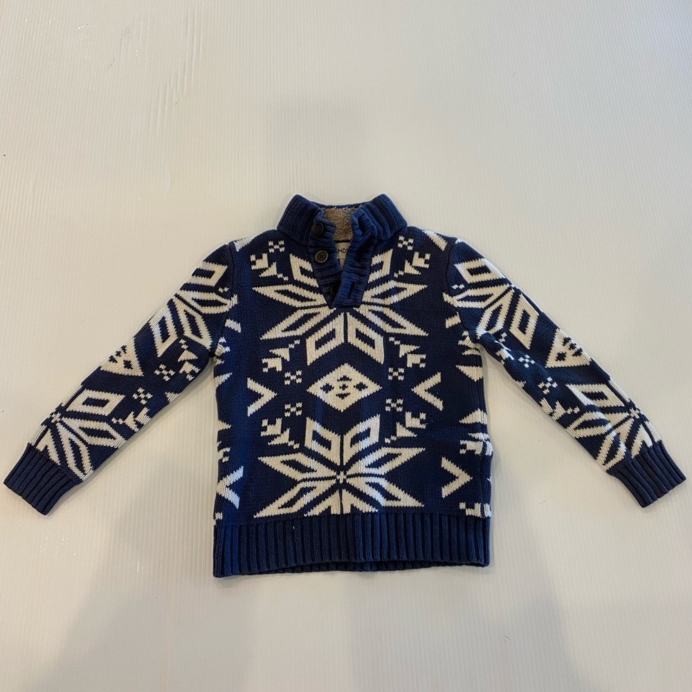 Land’s End sweater blue warm size 5-6 medium